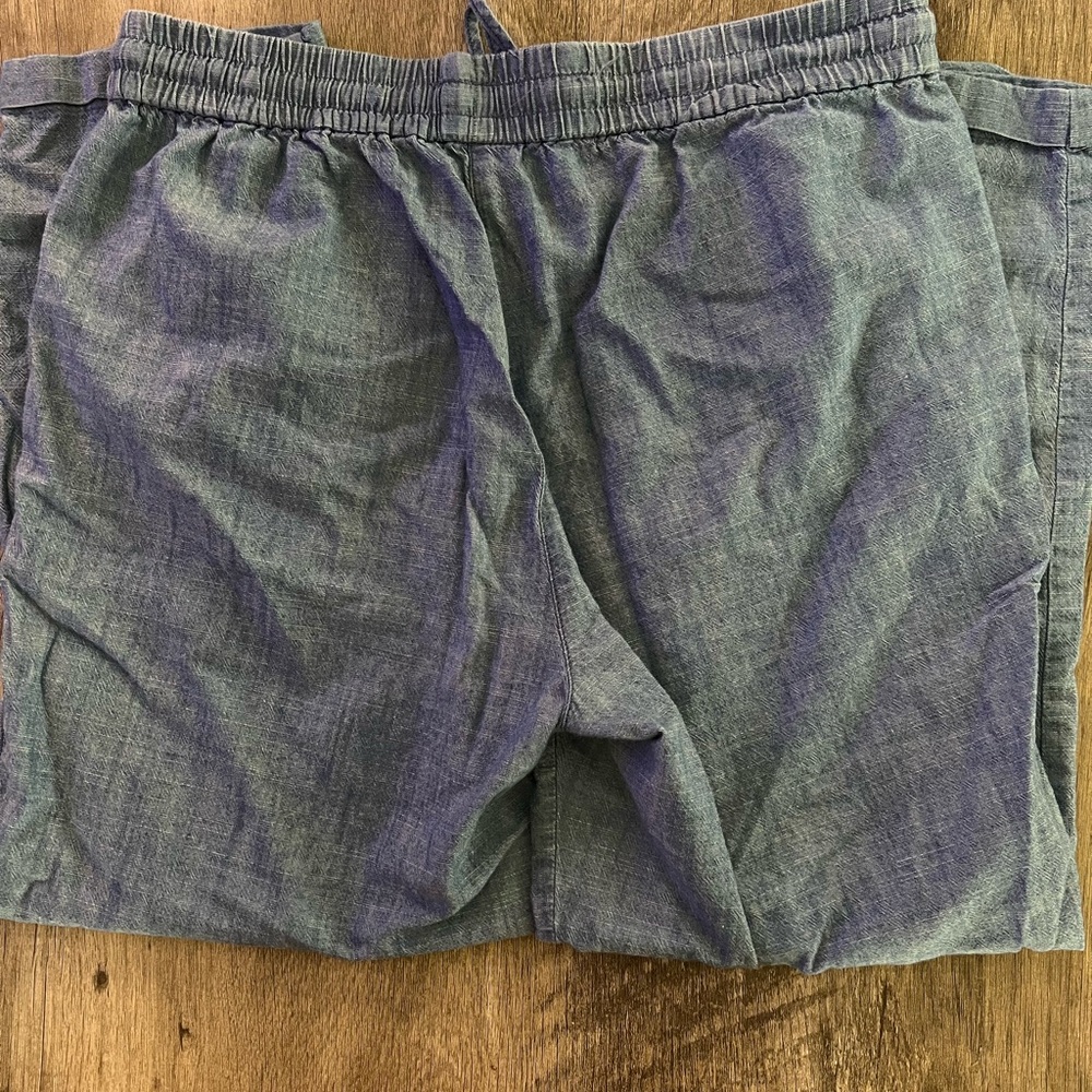 J. Crew Blue Elastic Waist Pants - Picture 4 of 5